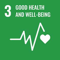 sustainable goals icon good health and well-being