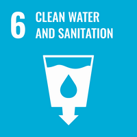sustainable goals icon clean water and sanitation