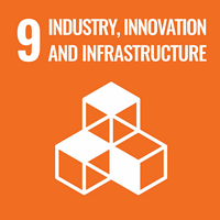 sustainable goals icon industry innovation and infastructure